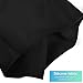 Comforer Swim Cap Silicone Swimming Cap for Women Men Adults Youths Waterproof Bathing for Long or Short Hair with 3D Ergonomic Design, Comfortable Fit Swim Caps - Black