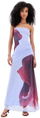 sondra lace ruffled maxi dress ALICE + OLIVIA Sondra Lace Ruffle Maxi Dress