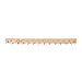 Spectrum Diversified Wooden Closet Wall Mount Storage Rack, 24-Peg Tie & Belt Organizer, Scarf & Jewelry Rack, Wall-Mounted Tie Rack & Closet Organizer