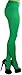 ToBeInStyle Women's Opaque Full Footed Panty Hose Leggings Tights Hosiery - Green - One Size: Regular