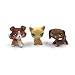 jjlin 3 Pcs/Bag Mini Pet Shop Cats LPS Dog Random 1 cat 1 Collie Dog 1 Dachshund