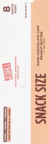 Perfect Bar Mini Dark Chocolate Chip Peanut Butter Protein Bar, Organic, 8 count, 0.88 oz