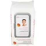 Spascriptions Anti Aging Makeup Cleansing Wipes, Top Up Open, 60 Ea, 60count