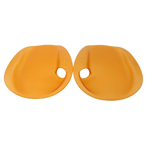 Meolin 2Pcs/set Agility Hand Paddles Swimming Fins Webbed Gloves Paddles,PVC,8.076.69in