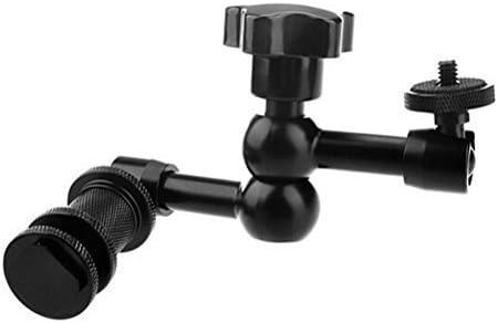 LXJ SMILE 7 Inch Articulating Magic Friction Arm for Hot Shoe Mounts to Work with LED Panel, DSLR Monitor, Mic 7ARM