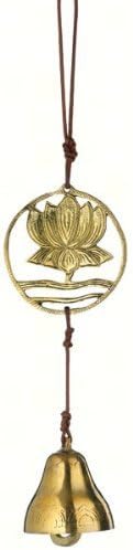 Rising Lotus Tibetian Hanging Door Chime by DZI Handmade Designs