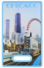 Cuisinart CCB-3DCHI 3-D City Collection Chicago Cutting Board