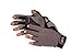 Glacier Glove Unisex Stripping Durable Flexible Quick-Dry Outdoor Fishing Fingerless Gloves w/Extended Velcro Cuff, Large