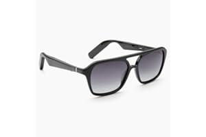 Lucyd - Bluetooth Audio Glasses - Men & Women Smart Glasses w/UV Protection - Open Ear, Noise Canceling Wireless Mics, Quadrasonic Sound Speaker, Voice Assistants Compatible - Voyager XXL