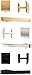 His Private Items Cufflinks and Tie Clip Set - 3 Couples - Gift Box (Gold Silver Black).