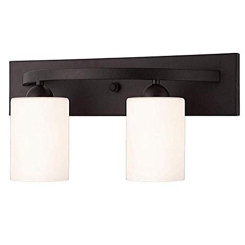 Vanity Bath Light Bar Interior Lighting Fixture (Oil Rubbed Bronze, 2 Lights) - Thumbnail 2