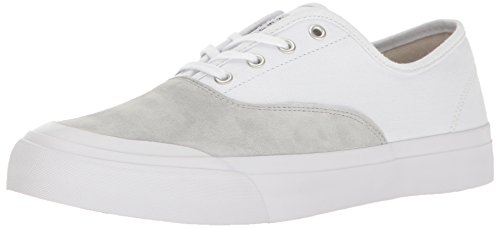 HUF Men's Cromer Skateboarding Shoe, White/Light Grey, 10 US/10 M US