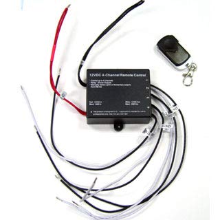 Logisys Corp. 4-Channel 12VDC Remote Control Relay Switch (RM04X)