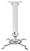 VIVO Universal Extending White Ceiling Projector Mount | Height Adjustable Projection (MOUNT-VP02W) primary