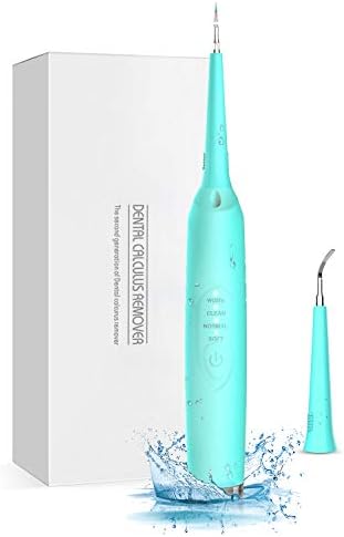 Dental Calculus Remover, Jkevow Plaque Remover Tartar Scraper Portable for Fighting Tartar Tooth Stains Teeth Polishing Whitening LED Light IPX6 Waterproof Dental Clean Tools