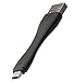 BEWIRED Charge and Sync Micro USB to USB Tiny Short Cable, Black, 3 Inch