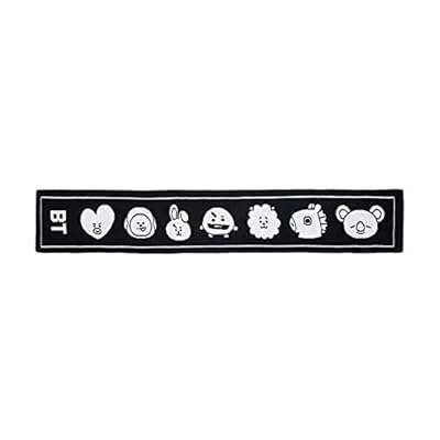 BT21 Official Merchandise by Line Friends - Slogan Fashion Scarf for Women and Men BT21 Official Merchandise by Line Friends - Slogan Fashion Scarf for Women and Men