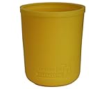 Silicone Sleeve for Mason Jars (Regular Mouth Half Pint, Lemon Yellow)