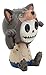 Ebros Furrybones Scary Wolfie The Werewolf Figurine Small 3 Inch Furry Bones Werewolf Or Wolf Skeleton Monster in Hooded Costume Sculpture Collectible