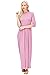 ANNABELLE Women's 3/4 Sleeve Long Maxi Dresses with Side Pockets