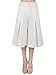 CHOiES record your inspired fashion Women's Black/White High Waist Plain Wide Leg Palazzo Capri Pants