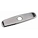 VAPSINT Modern Brushed Nickel Stainless Steel Kitchen Bathroom Sink Hole Faucet Cover Deck Plate Escutcheon, Covering Unused Mounting Holes