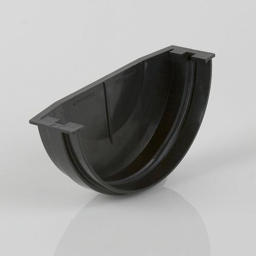 Brett Martin BR067BR Brown 160mm High Capacity Gutter External Stopend