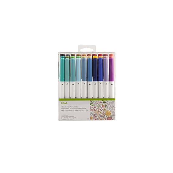 Cricut Ultimate Fine Point Pen Set, 30 Pack, Assorted Electronics Accessories & Gadgets
