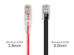 Monoprice Cat6 Ethernet Patch Cable - 1 Feet - Red