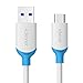 USB Type C Cable, iClever 7.2ft USB A 3.1 to Type C Cable, Fast Charging and Data Sync Cable for MacBook, Samsung Galaxy Note 8, S8, S8+, Nintendo Switch, Google Pixel, Nexus 6P 5X and More, White