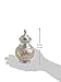 Near & Dear Pet Memorials 25 Cubic Inch Engraved Pet Cremation Urn, Small, Silver