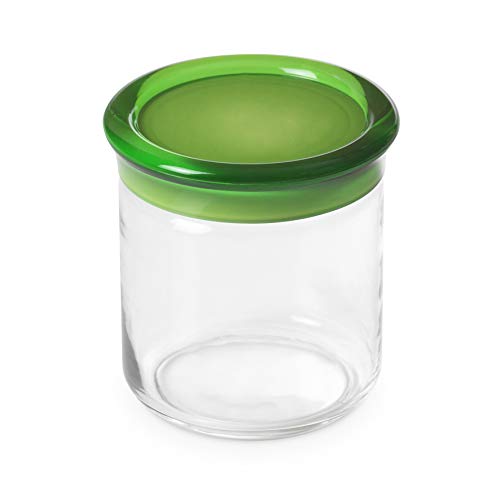 Omada Design Unbreakable Optical Plastic jar of 25,36 fl oz Height 4,92 inch, Trendy line, Green — image 1