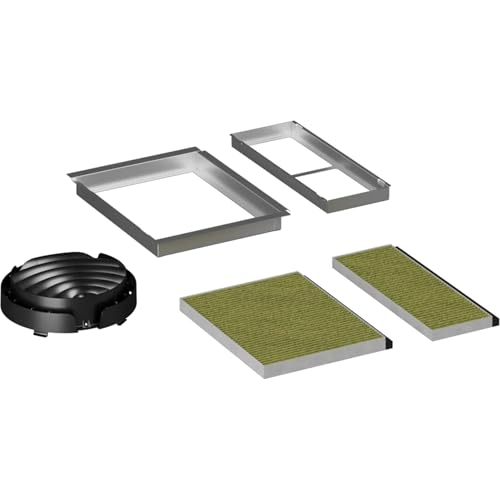 Siemens LZ11KKV16 Clean Air Plus Recirculation Kit, Accessories for Chimineless Cooker Hoods, Anti Fish and Anti-Pollen Function, Long Lasting Odour Filter, 12-18 Months Life, Fits Slanted Food
