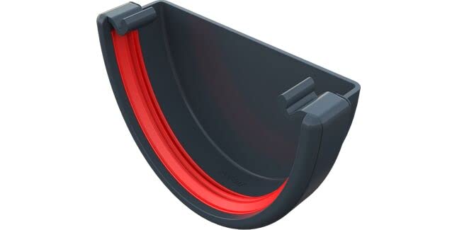 FreeFlow FDF607B 116mm Deep External Stop End Black