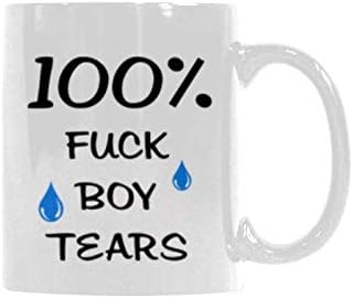 boy tears mug