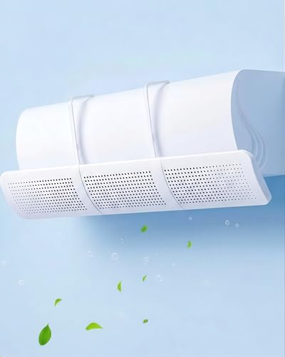 Air Conditioner Deflector, Universal Air Conditioner Deflector 85 cm ABS for Wall Split 60-100 cm, Air Conditioner Diverter for Home Office Bedroom BANJEKT