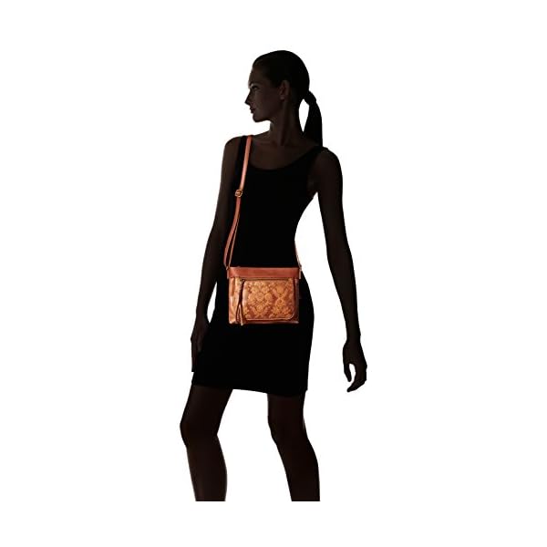 The Sak Womens Sanibel Leather Mini CrossBody Bag Pretty Boots and Shoes