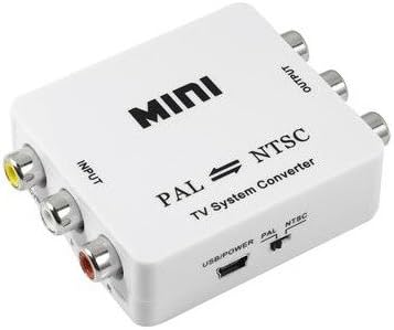 aoeyoo Compact PAL/NTSC Video Converter Composite Connection NTSC to PAL or PAL to NTSC Video Conversion AY43