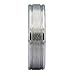 6mm Center Brushed White Tungsten Carbide Wedding Band