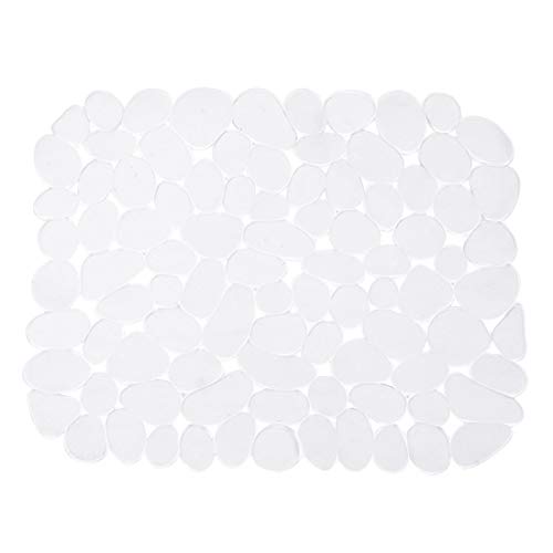 Jiyaru Sink Pad Mat Protector Pebble Design Draining Decorative Kitchen