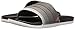 adidas Women's Adilette Comfort Slides Sandals, Core Black/Tech Rust Metallic/White, 7