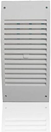 170x250mm / 6.7x10 inch Air Vent Cover - Adjustable Ventilation Grille with Flyscreen - ABS Plastic White - Image 4