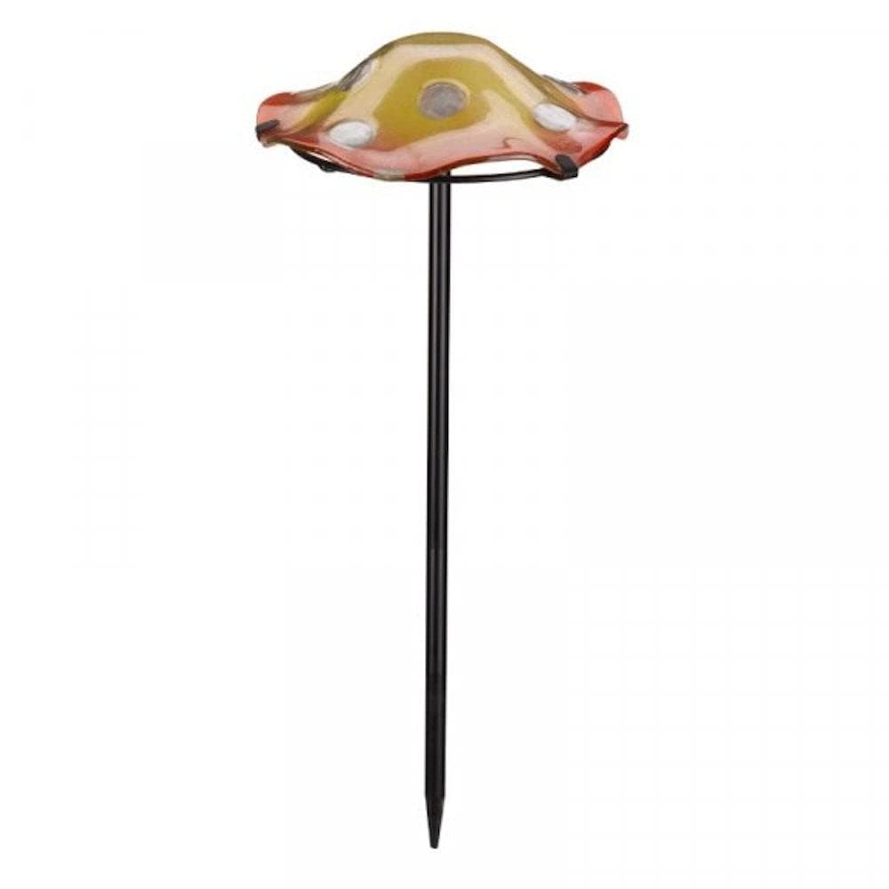 Smart Garden Glow In The Dark Garden Mushroom Toadstool Stake in Orange or Purple, 40cm,JNS_476857