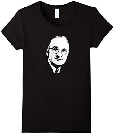 Women's Truman Day T-shirt - Harry S. Truman Missouri Holiday Shirt Small Black