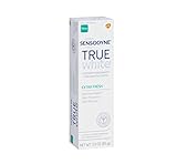 Sensodyne True White Fluoride Toothpaste for Sensitive Teeth, Extra Fresh, 3.0 Ounce (Pack of 2)