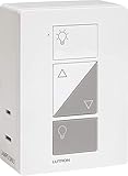 Lutron Caseta Smart Home Plug-in Lamp Dimmer Switch, Works with Alexa, Apple HomeKit, and The Google Assistant | PD-3PCL-WH | White