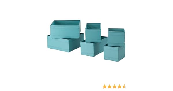 Home Furniture Diy Ikea Skubb Set Of 6 Grey Drawer Organiser