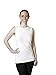 Rosette Woman's Cotton Sleeveless Undershirt, Smooth and Seamless Tank Top, XX-Large, White