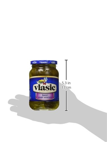 VLASIC SWEET BABY WHOLE PICKLES, 16 FL OZ