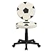 Flash Furniture Billy Soccer Swivel Task Office Chair with Arms